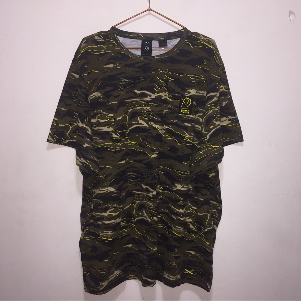 PUMA XO The Weeknd Camo Short Sleeve Tee